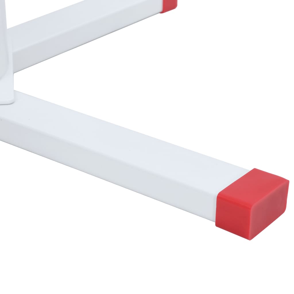 Fot for juletre hvit 61x61x15,5 cm