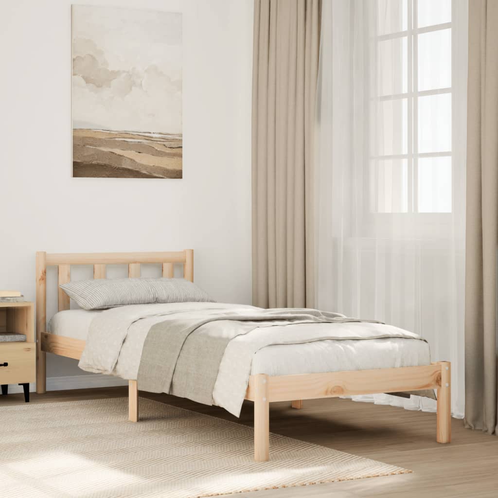 Ekstra lang sengeramme uten madrass 90x210 cm heltre furu