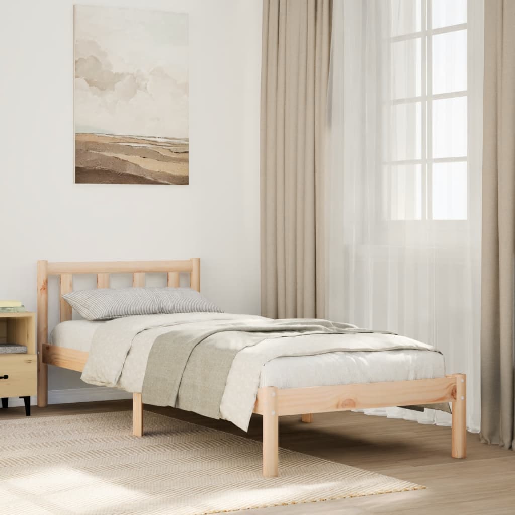 Ekstra lang sengeramme uten madrass 100x210 cm heltre furu