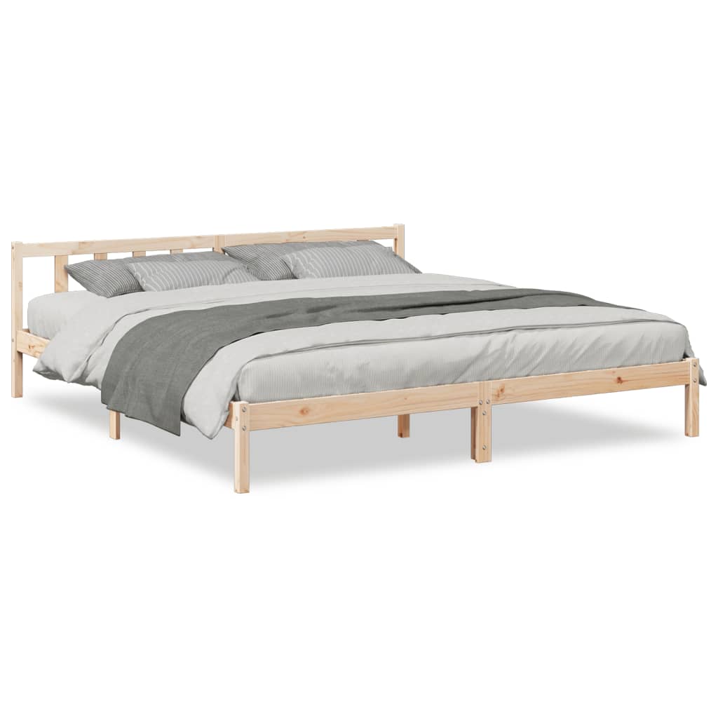 Ekstra lang sengeramme uten madrass 200x220 cm heltre furu