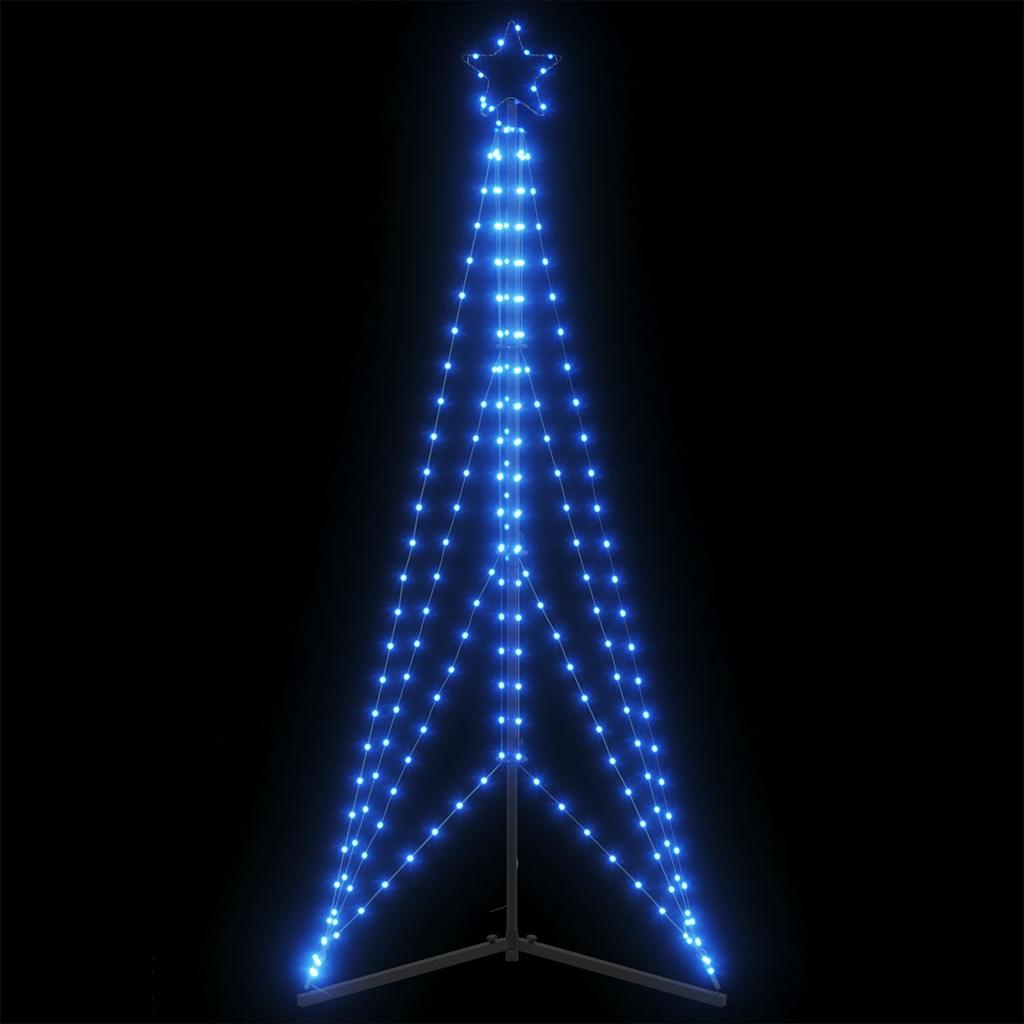 Juletrelys 363 LEDs blå 182 cm
