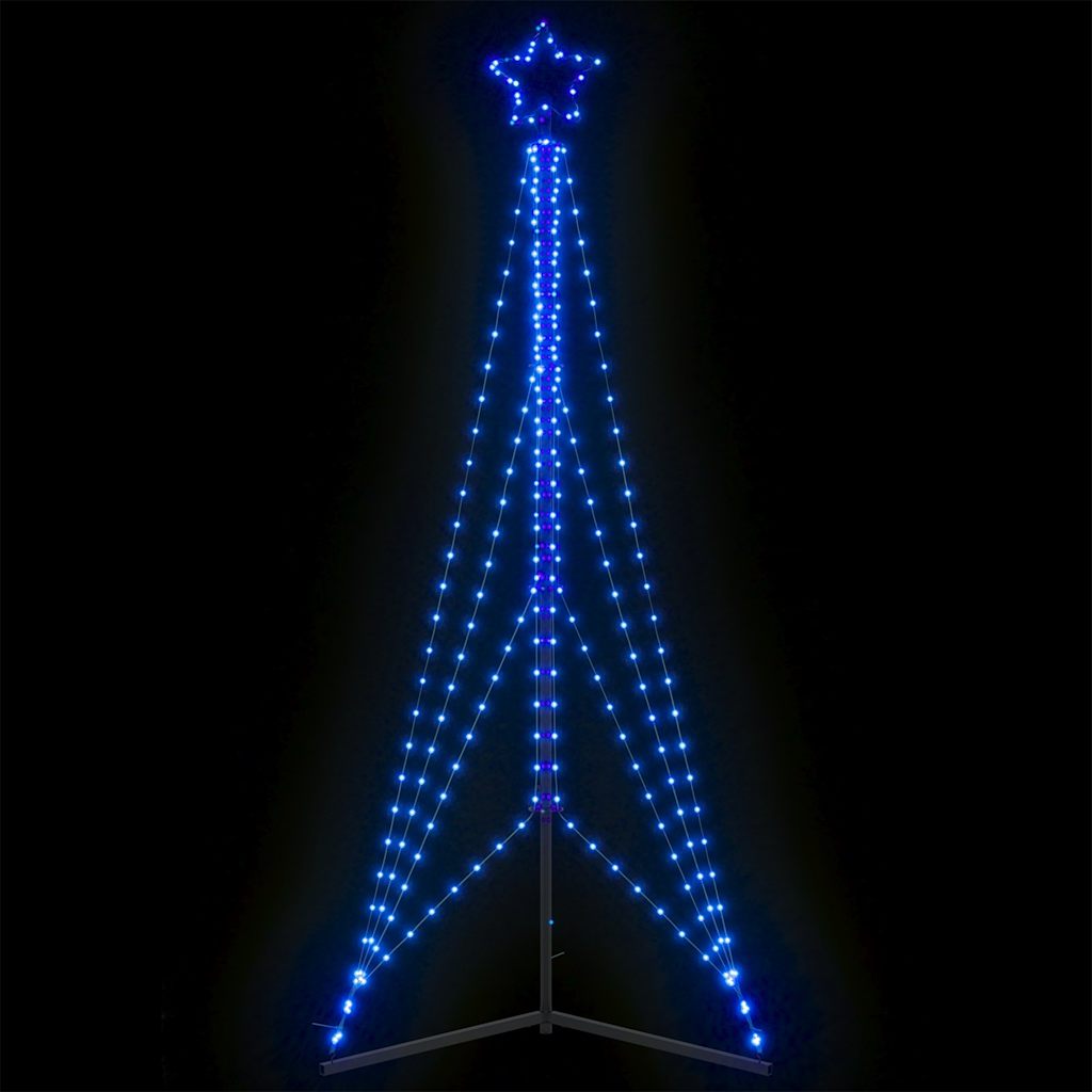 Juletrelys 483 LEDs blå 240 cm