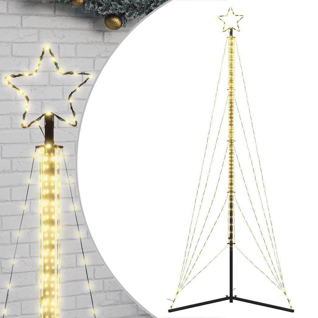 Juletrelys 525 LEDs varm hvit 302 cm