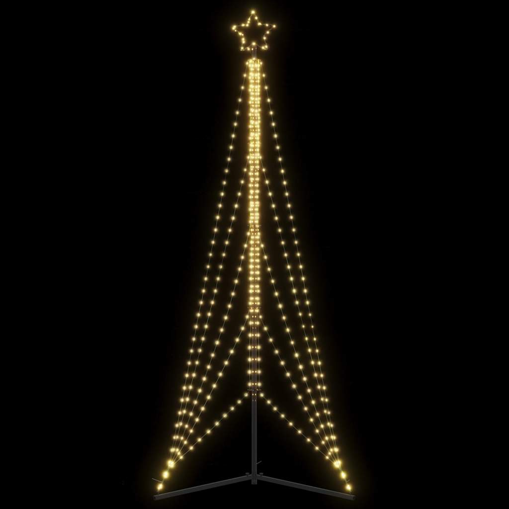 Juletrelys 525 LEDs varm hvit 302 cm