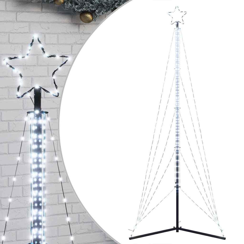 LED Juletre 525 LEDs Kald Hvit 302 cm