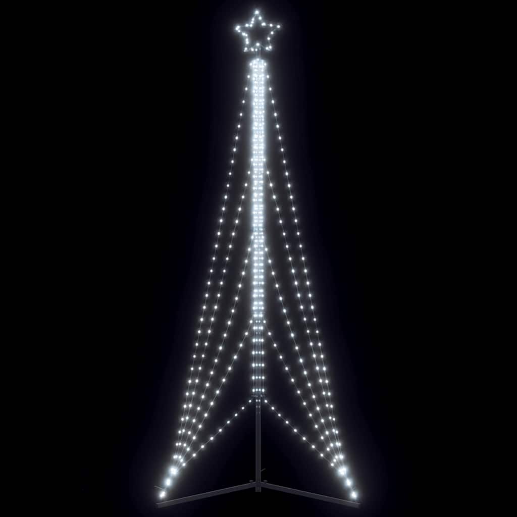 LED Juletre 525 LEDs Kald Hvit 302 cm