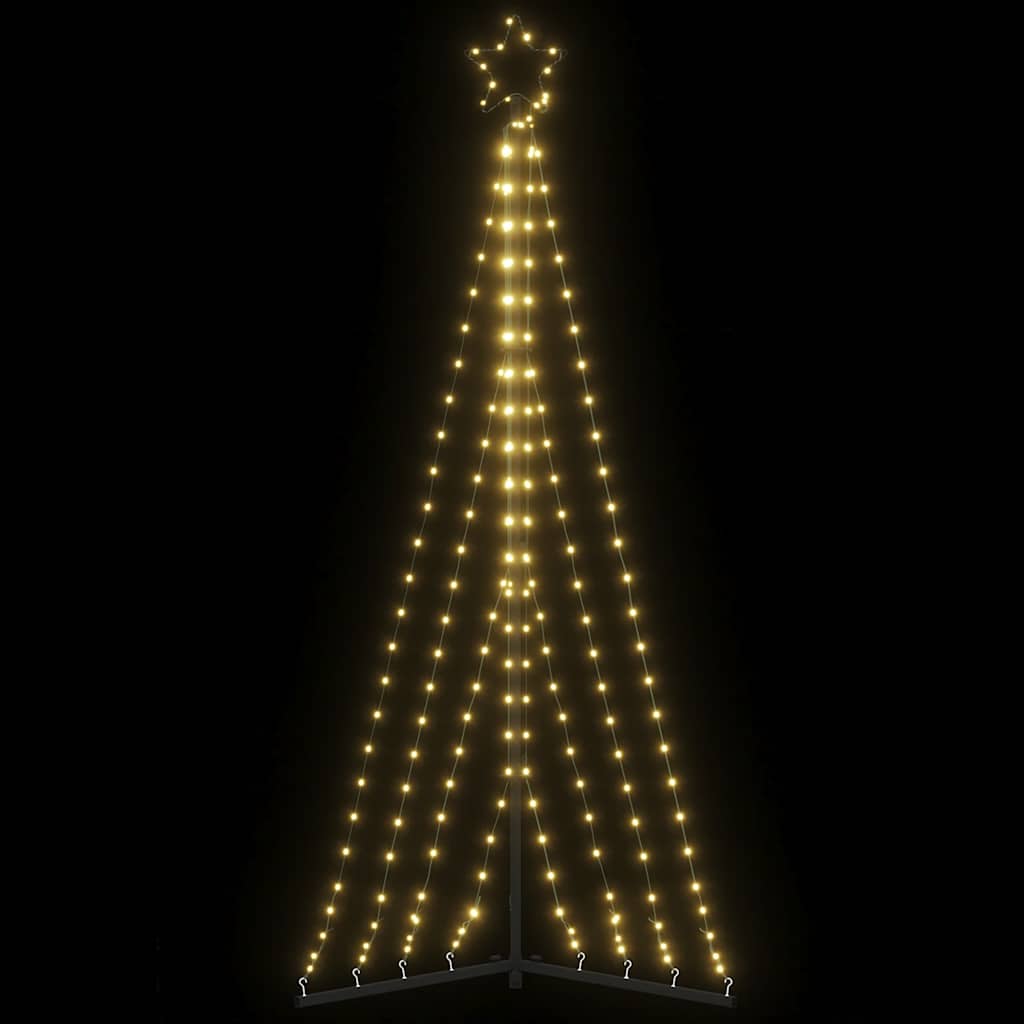 Juletrelys 339 LEDs varm hvit 187 cm