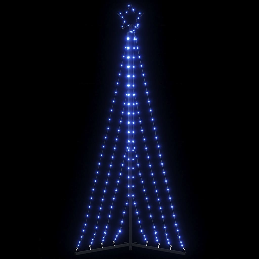 Juletrelys 339 LEDs blå 187 cm