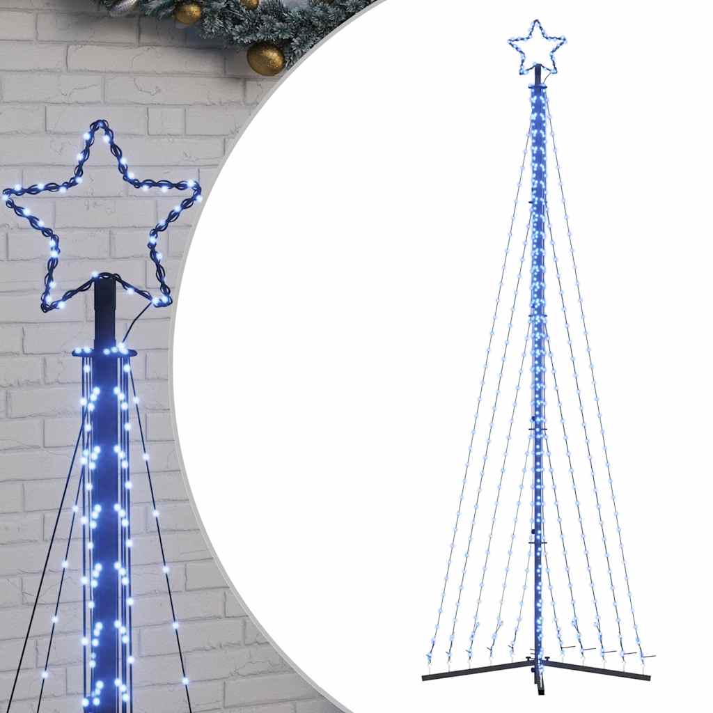 Juletrelys 495 LEDs blå 300,5 cm
