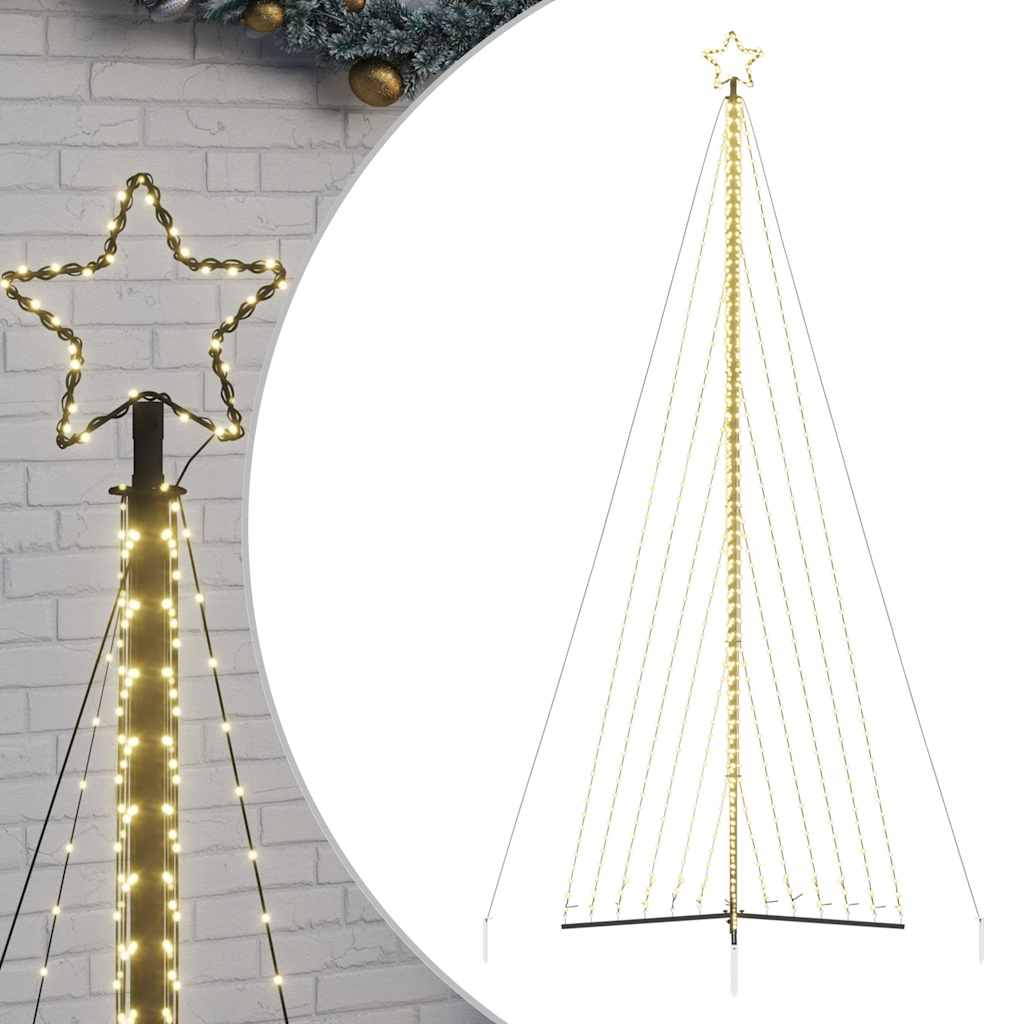 Juletrelys 789 LEDs varm hvit 476 cm