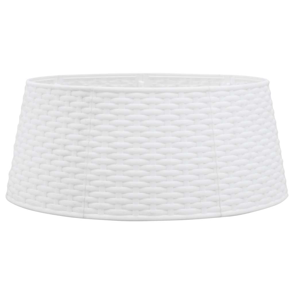 Juletreskjørt hvit Ø56x23 cm plast