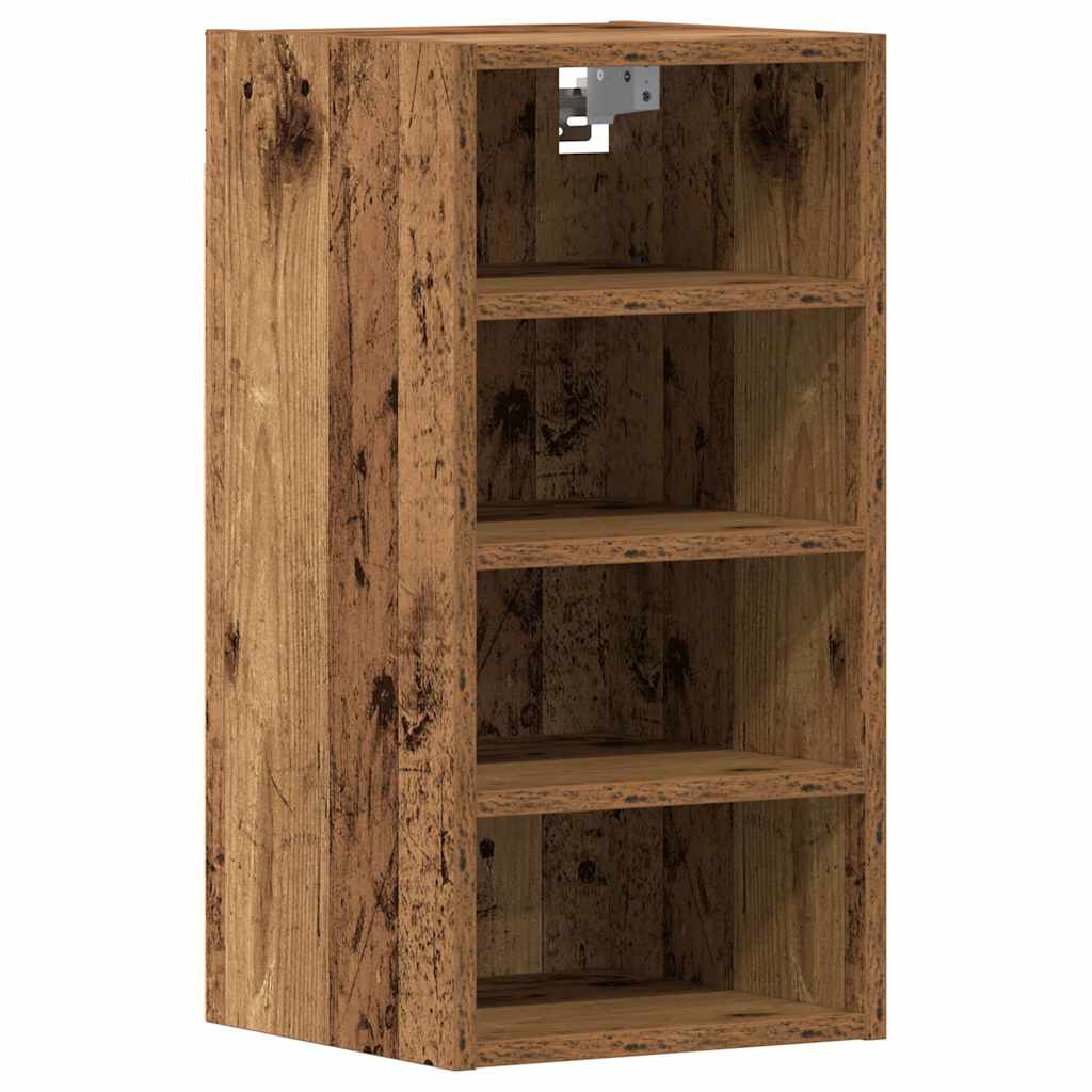 Hengende skap "Riga" gammelt tre 30x29,5x60 cm konstruert tre