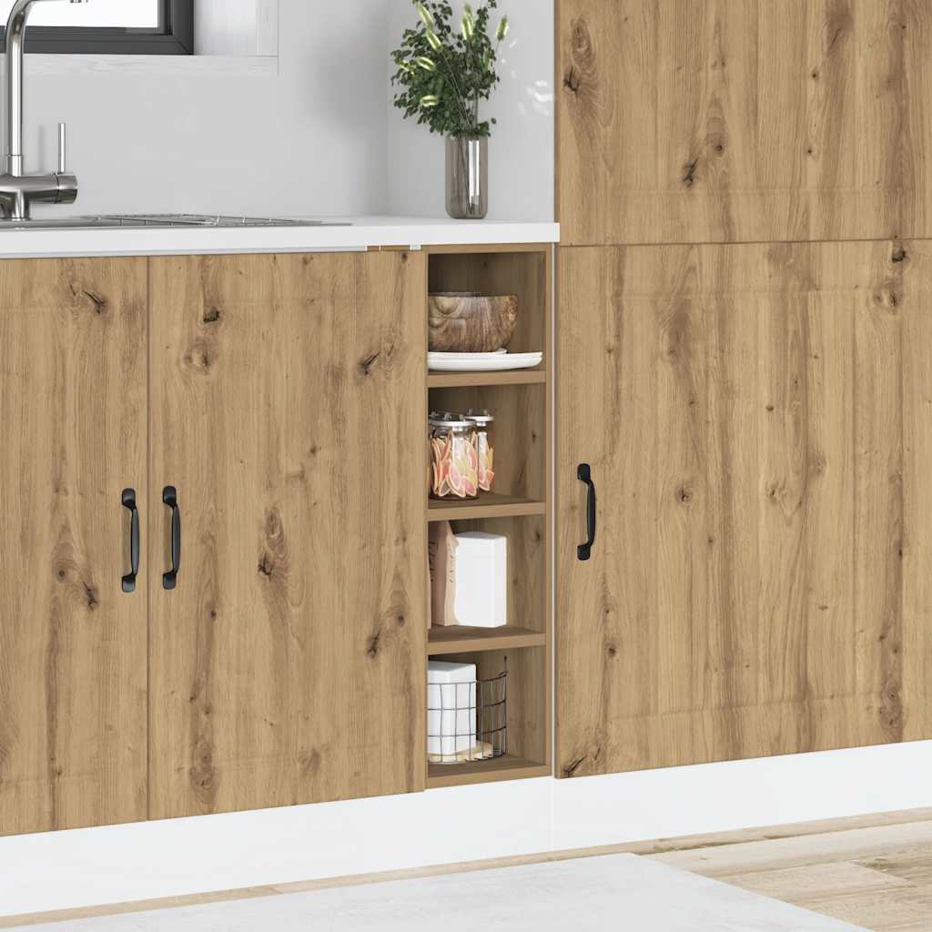 Bunnskap "Riga" artisan eik 20x44,5x81,5 cm konstruert tre