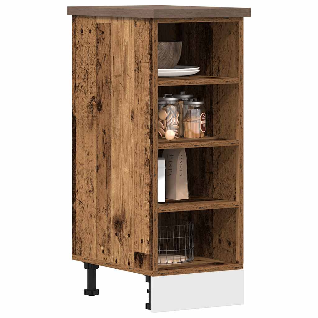 Bunnskap "Riga" gammelt tre 30x44,5x81,5 cm konstruert tre