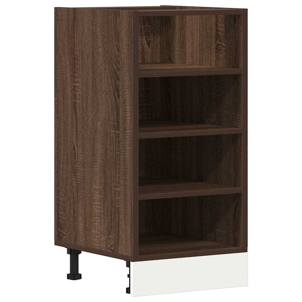 Bunnskap "Riga" brun eik 40x44,5x81,5 cm konstruert tre