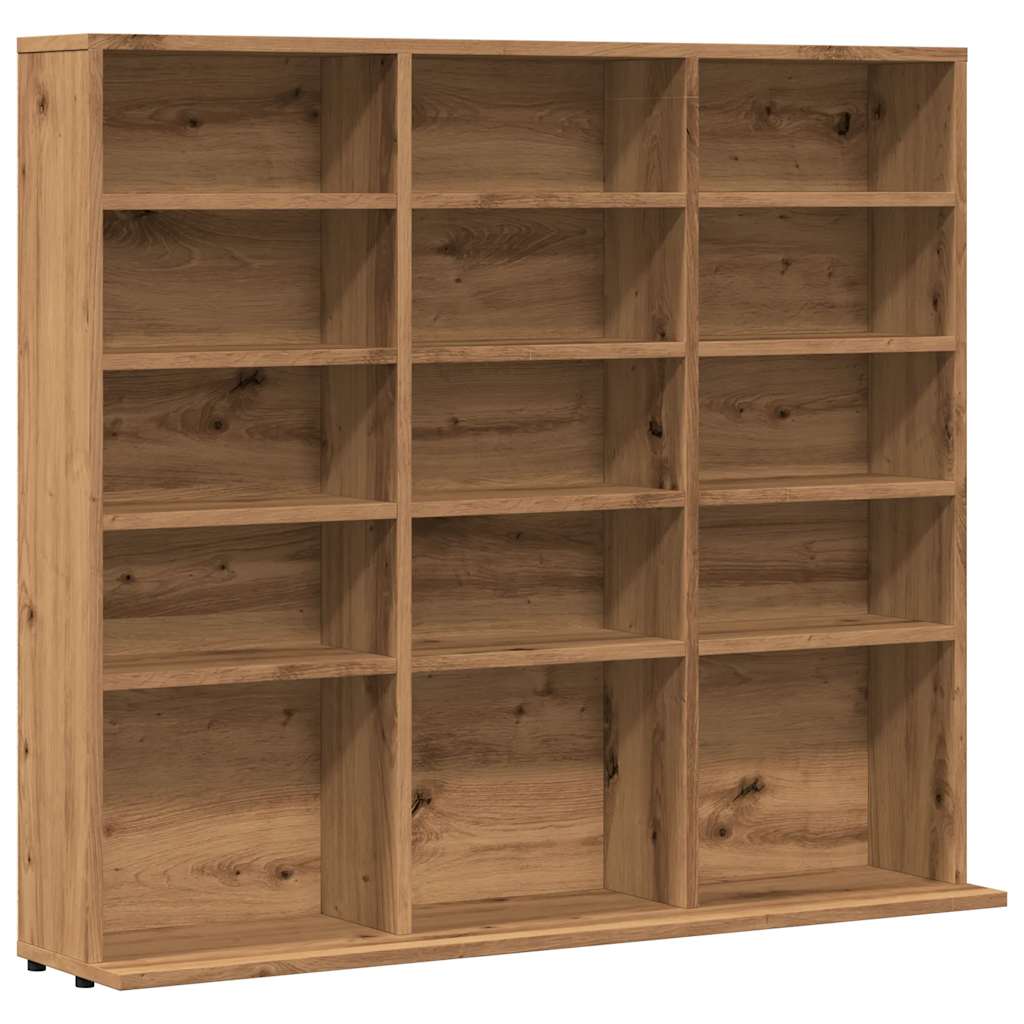 CD-skap artisan eik 100x23x89,5 cm konstruert tre
