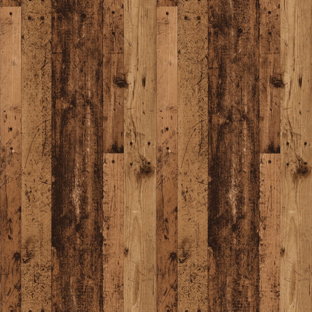 Skohylle gammelt tre 105x35x35 cm konstruert tre