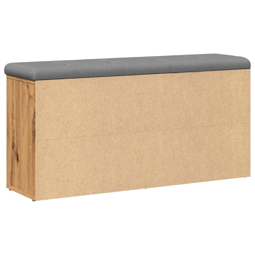 Skohylle artisan eik 102x32x50 cm konstruert tre