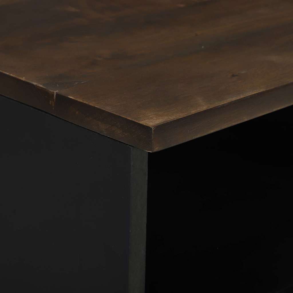 Nattbordskap Valnøtt 40 x 33 x 46 cm Massivt akasietre