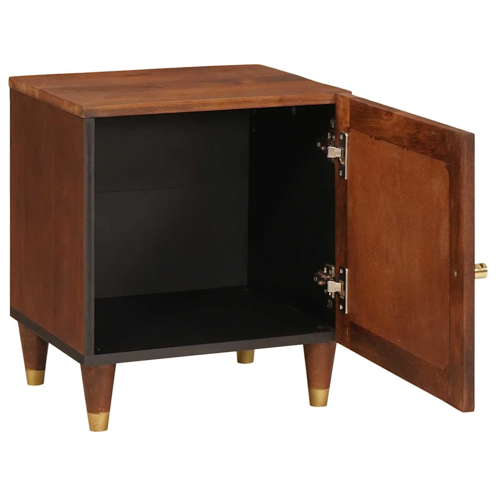 Nattbord 40 x 33.5 x 46 cm Solid mango tre og konstruert tre
