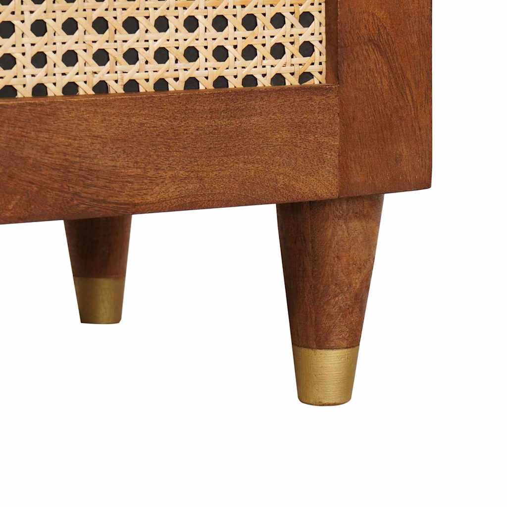 Nattbord 40 x 33.5 x 46 cm Solid mango tre og konstruert tre