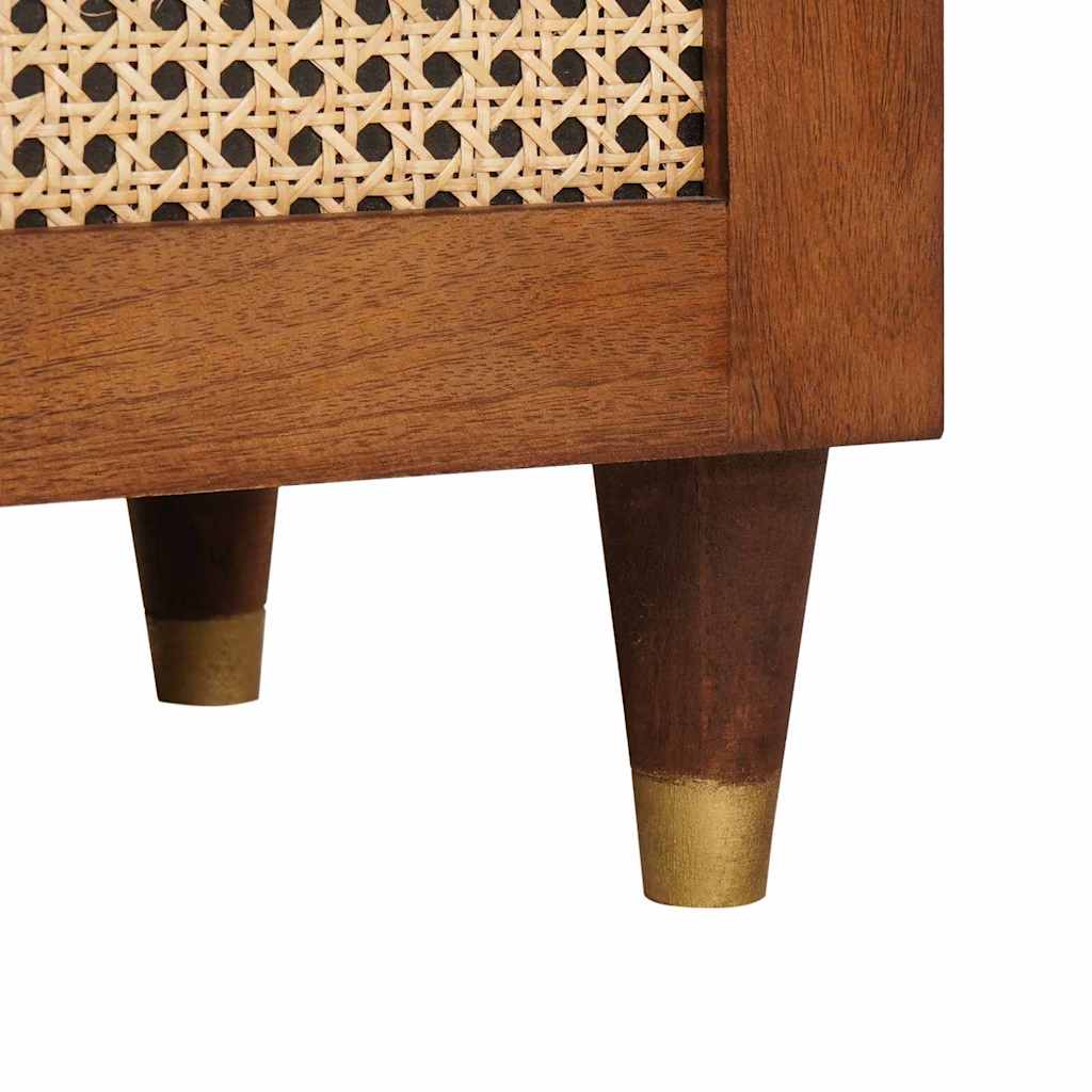 Nattbord 40 x 33 x 46 cm Solid mango tre og konstruert tre