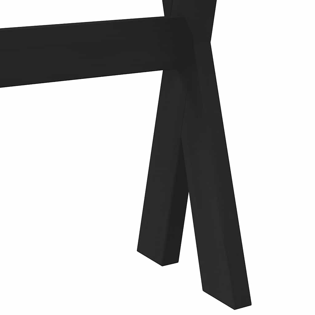 Konsollbord NOAIN X-formede ben 120x30x75 cm heltre furu