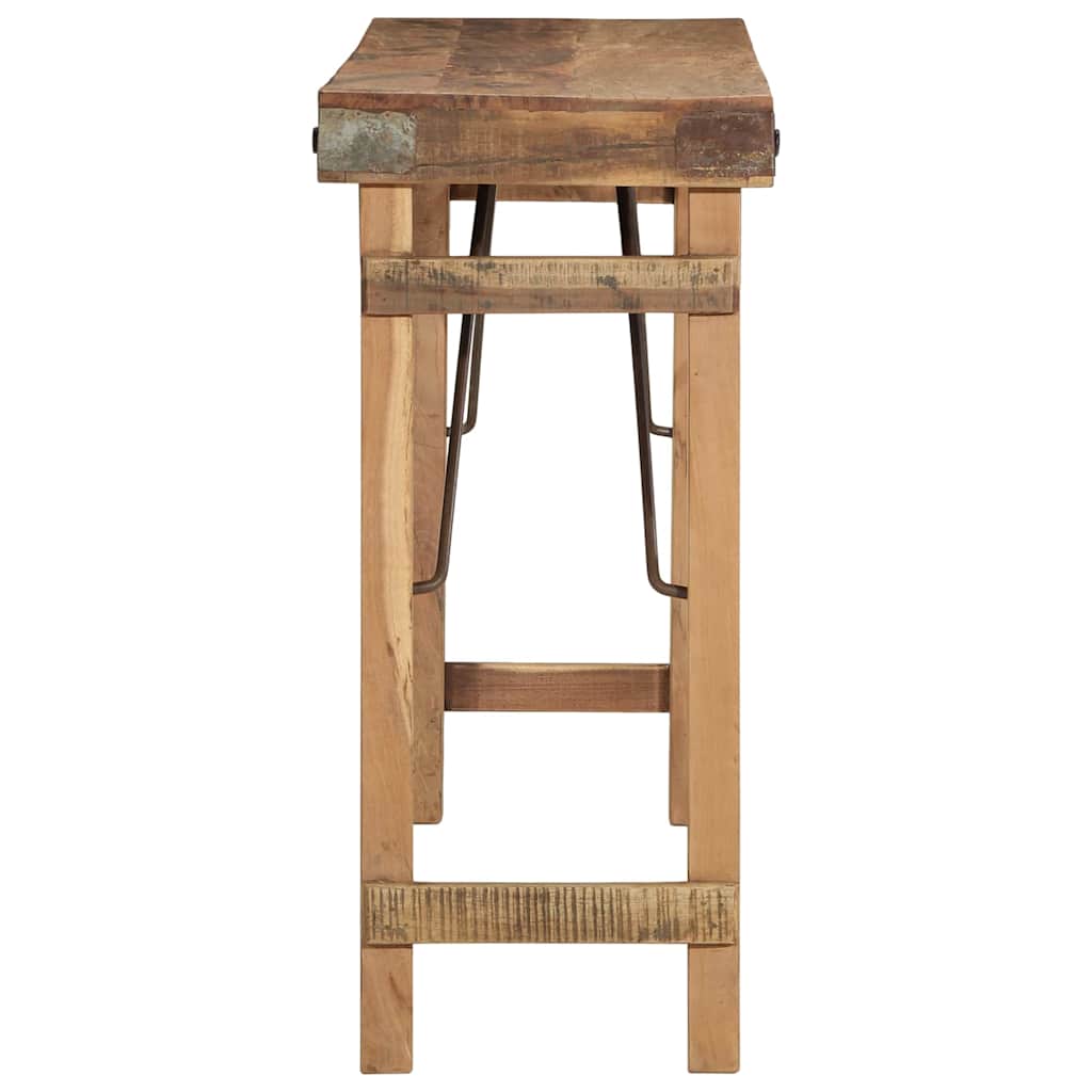 Konsollbord Brun 110 x 35 x 76 cm Massivt gjenvunnet tre