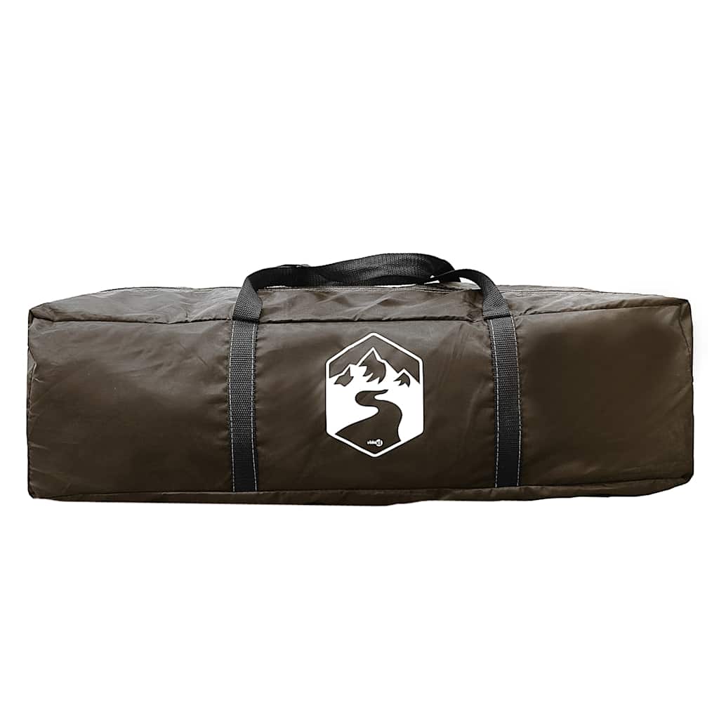 Campingtelt 5 personer brun vanntett