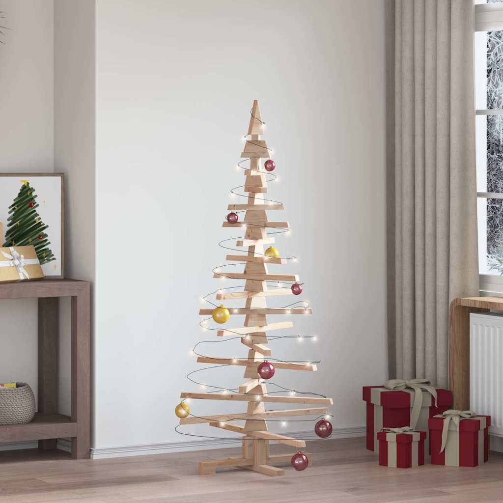 Juletre av tre til pynt 150 cm heltre furu