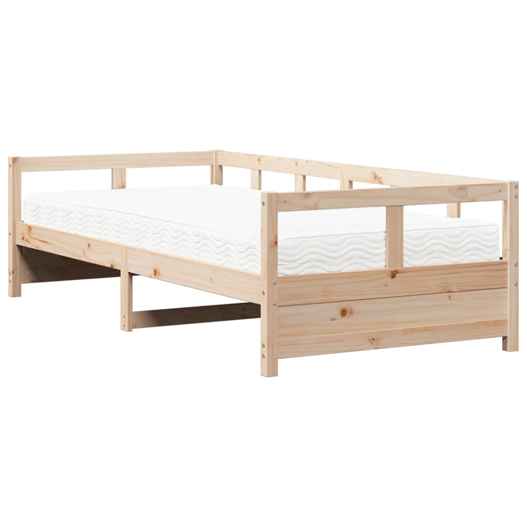Dagseng med madrass 90x200 cm heltre furu