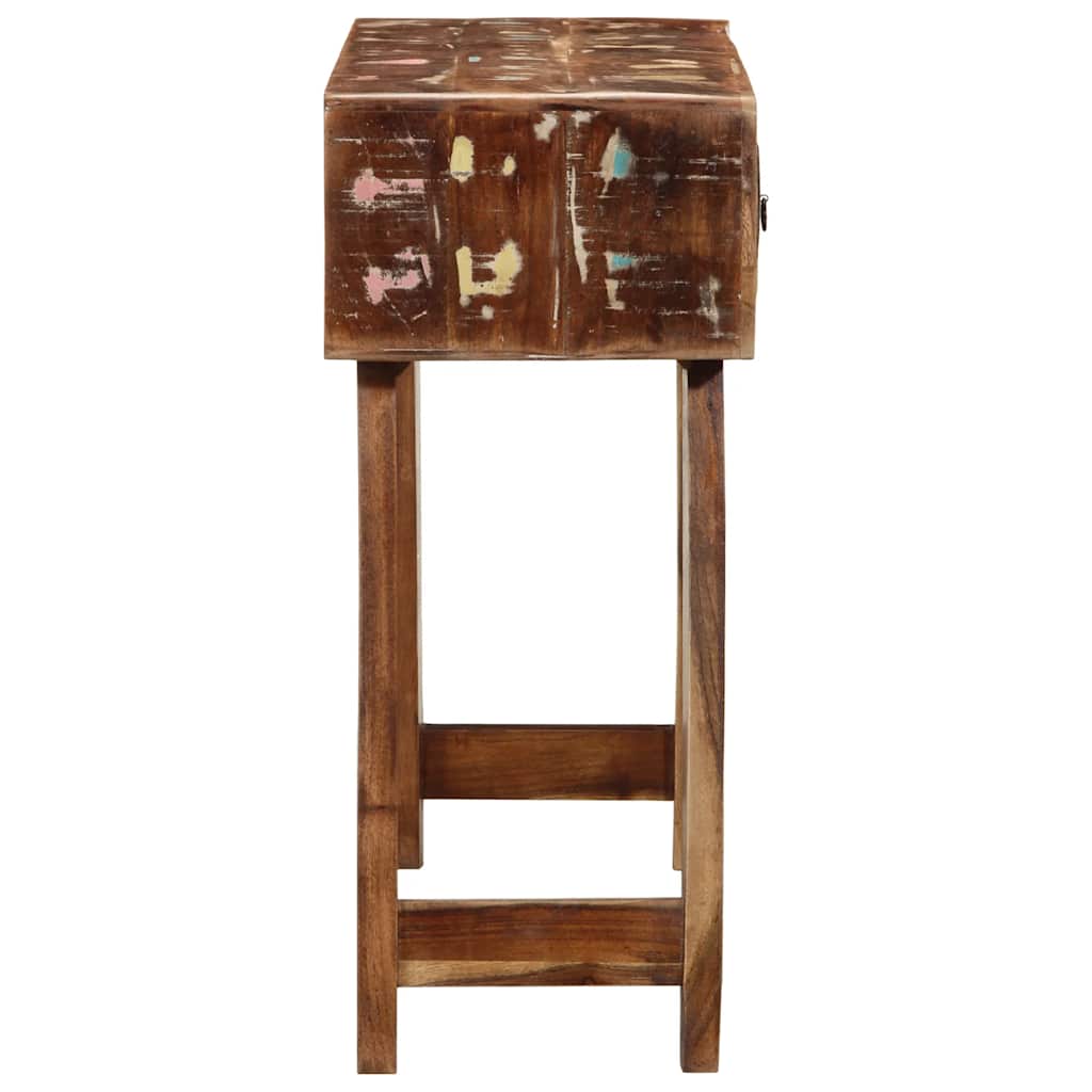 Konsollbord 90x32x75 cm gjenvunnet heltre