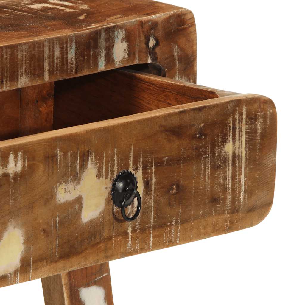 Konsollbord 90x32x75 cm gjenvunnet heltre