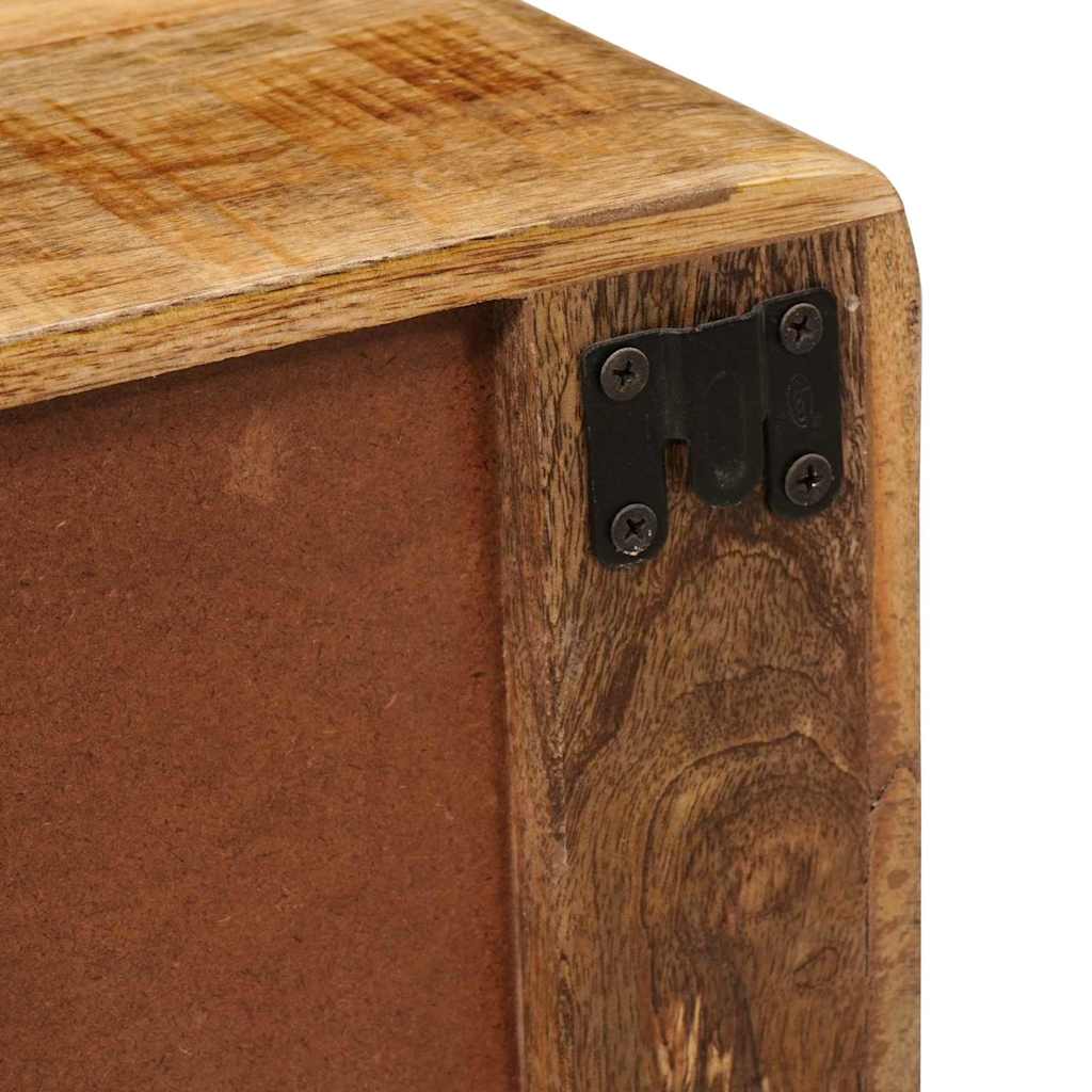 Vegghengt nattbord med skuff Brun 40 x 30 x 36 cm heltre mango