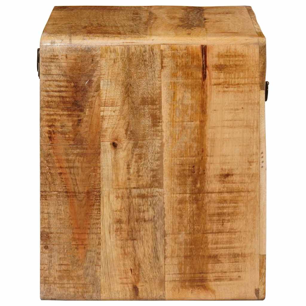 Vegghengt nattbord med skuff Brun 40 x 30 x 36 cm heltre mango