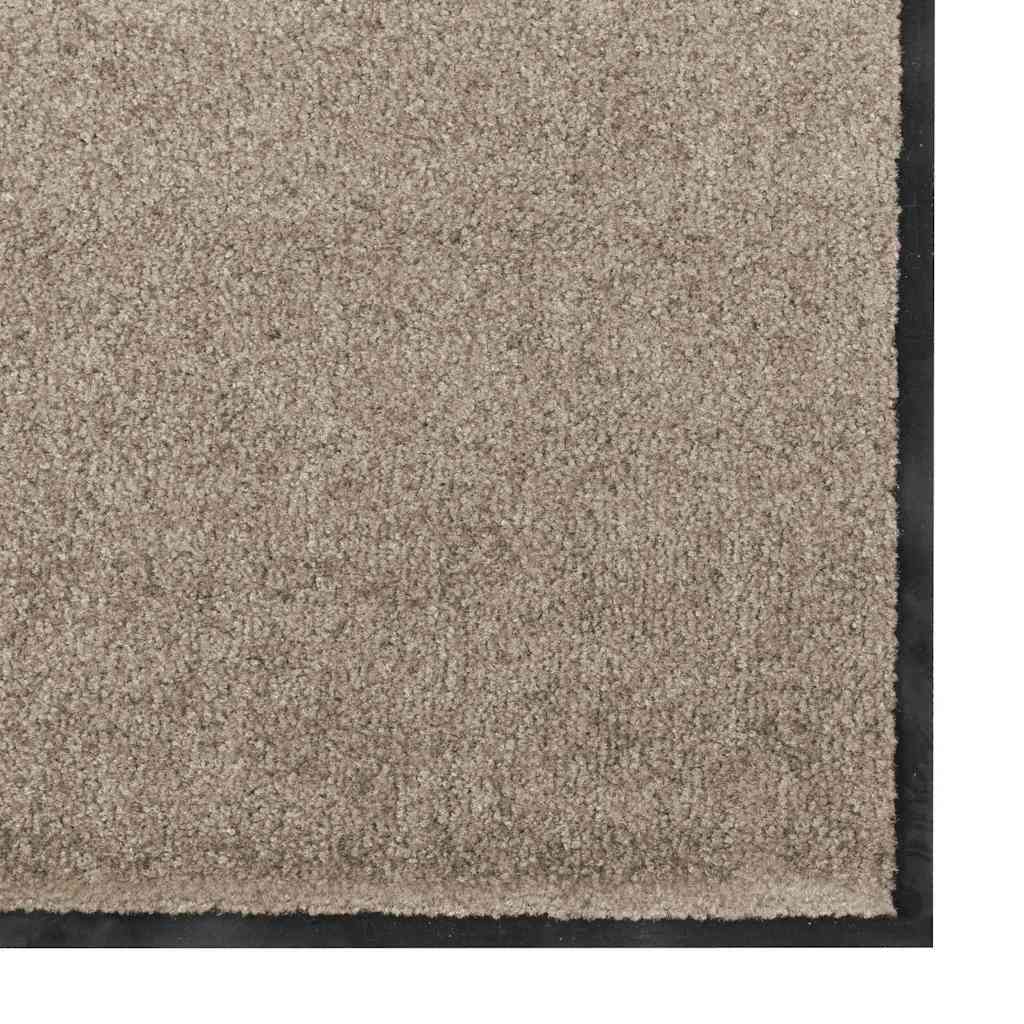 Dørmatte Beige og svart 120 x 180 cm Polypropylen og vinyl