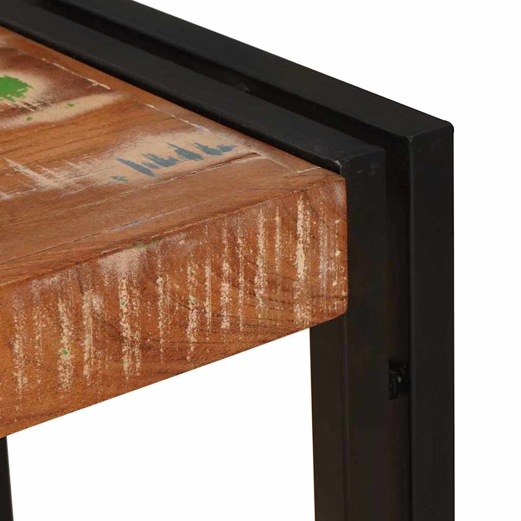 Konsollbord Flerfarget 90 x 33 x 75 cm gjenvunnet heltre