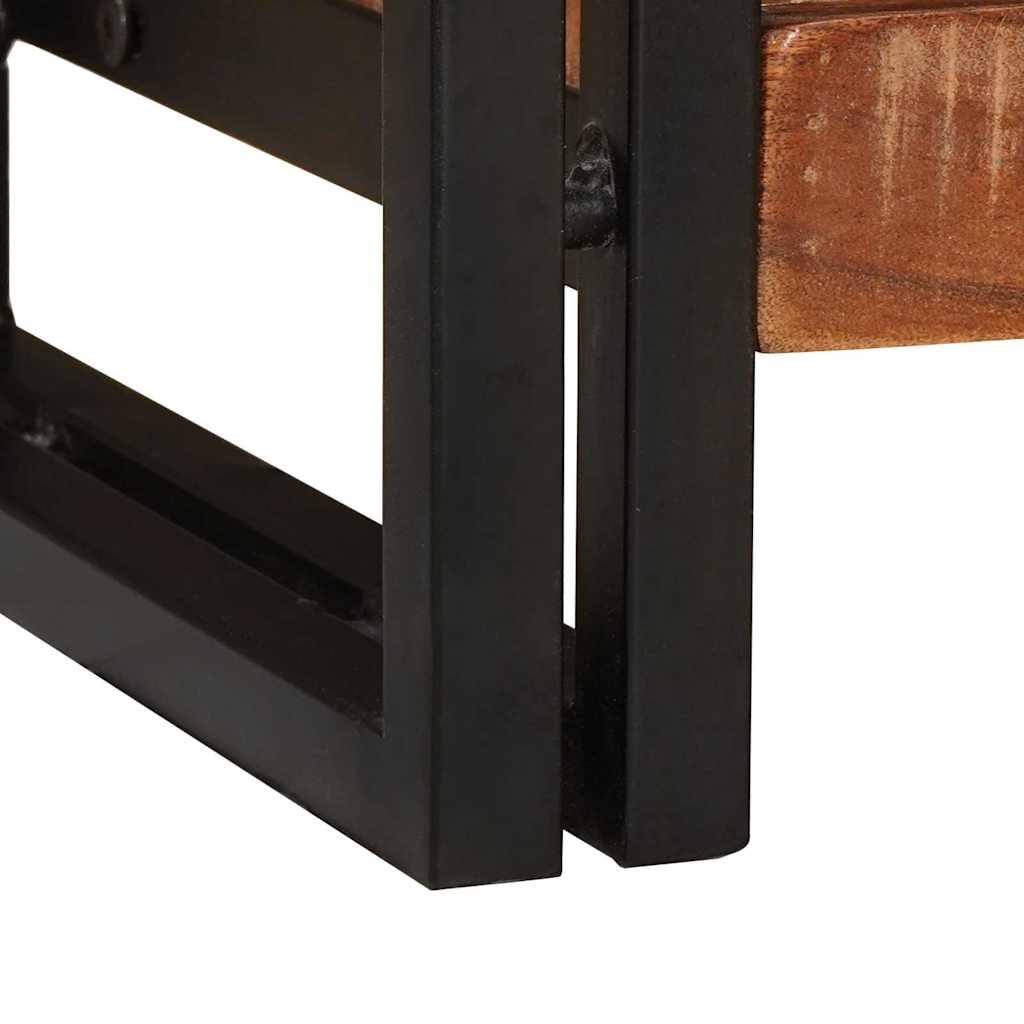 Konsollbord Flerfarget 90 x 33 x 75 cm gjenvunnet heltre