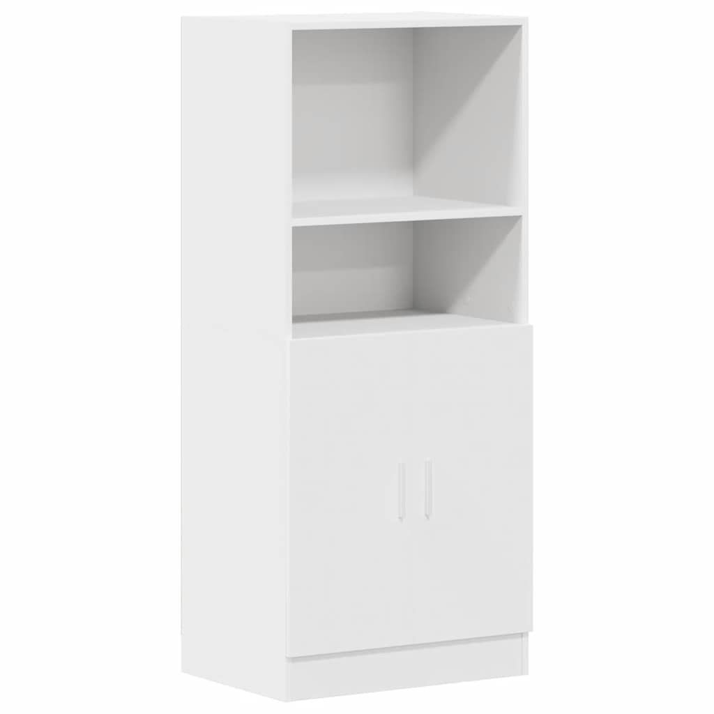 Kjøkkenskap hvit 57x41,5x131,5 cm konstruert tre