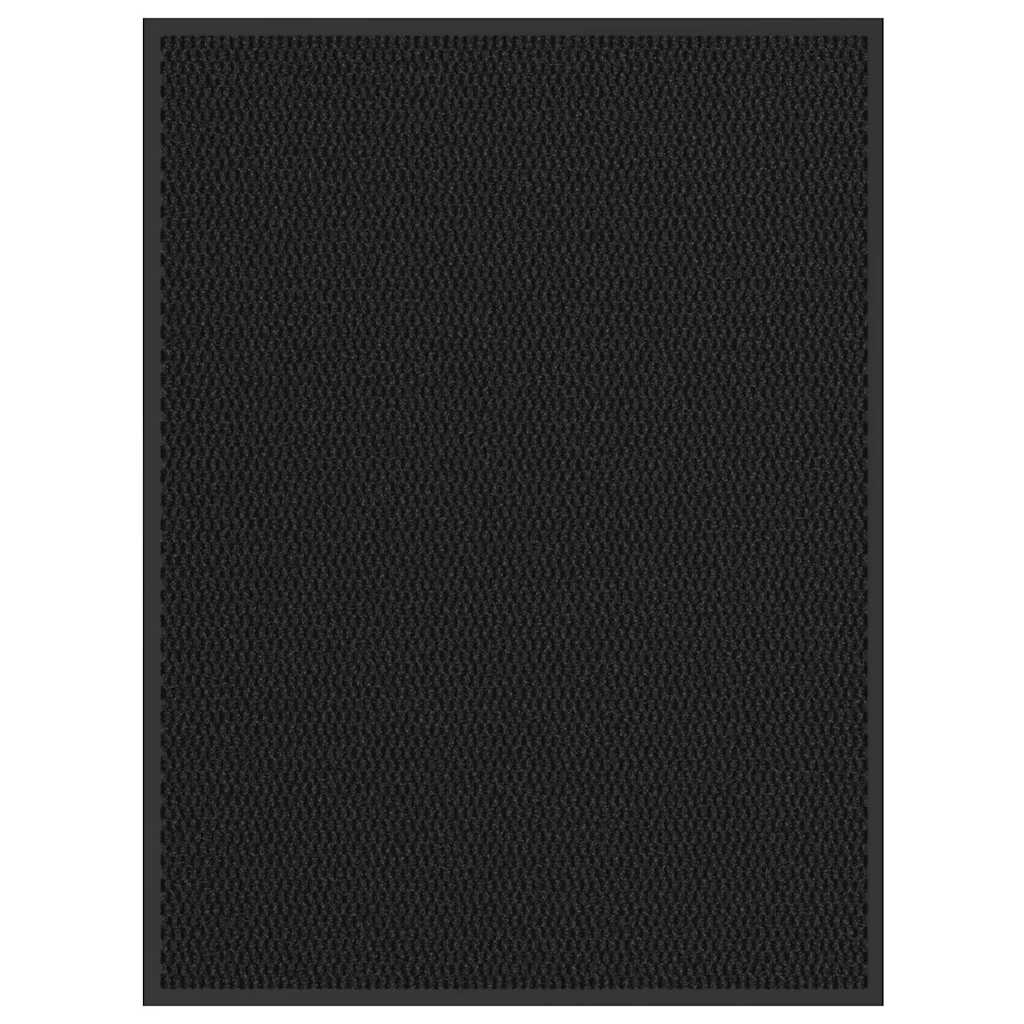 Dørmatte svart 80x120 cm