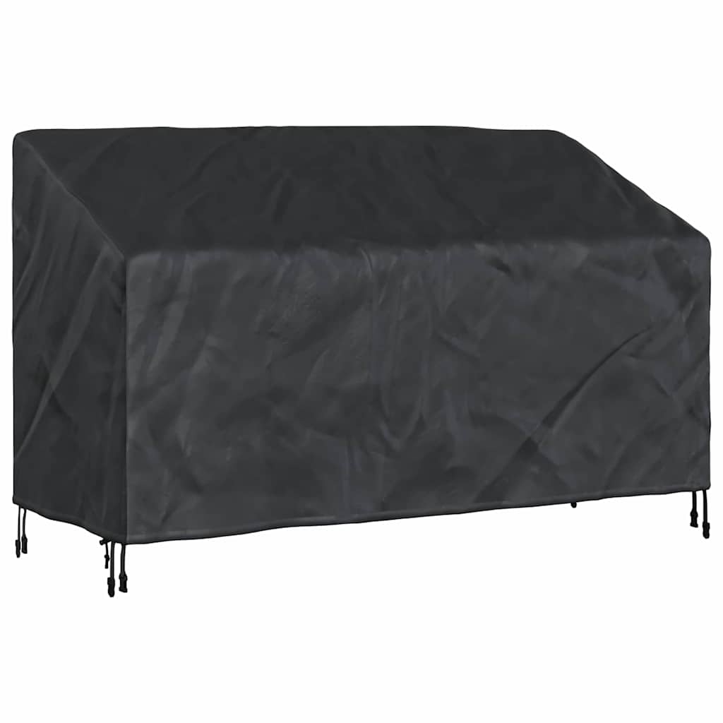Hagebenkdeksel Svart 165 x 70 x 65 / 94 cm 210D stoff