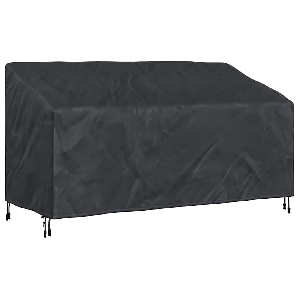 Hagebenkdeksel Svart 175 x 85 x 65 / 94 cm 210D stoff