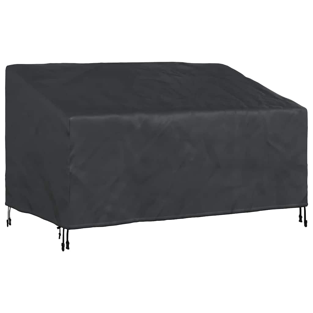 Hagebenkdeksel Svart 160 x 100 x 61 / 89 cm 420D stoff