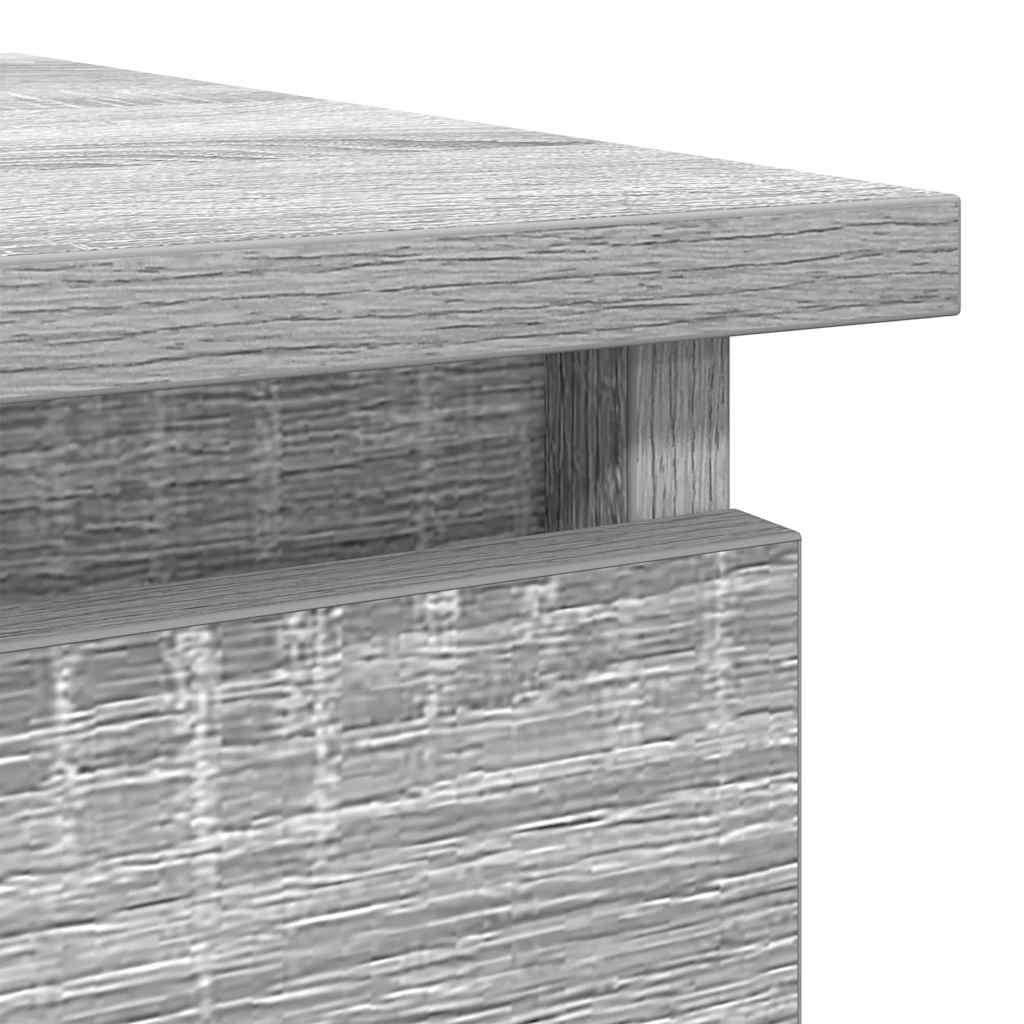 konsollbord med skuffer grå sonoma 85,5x38,5x74,5 cm