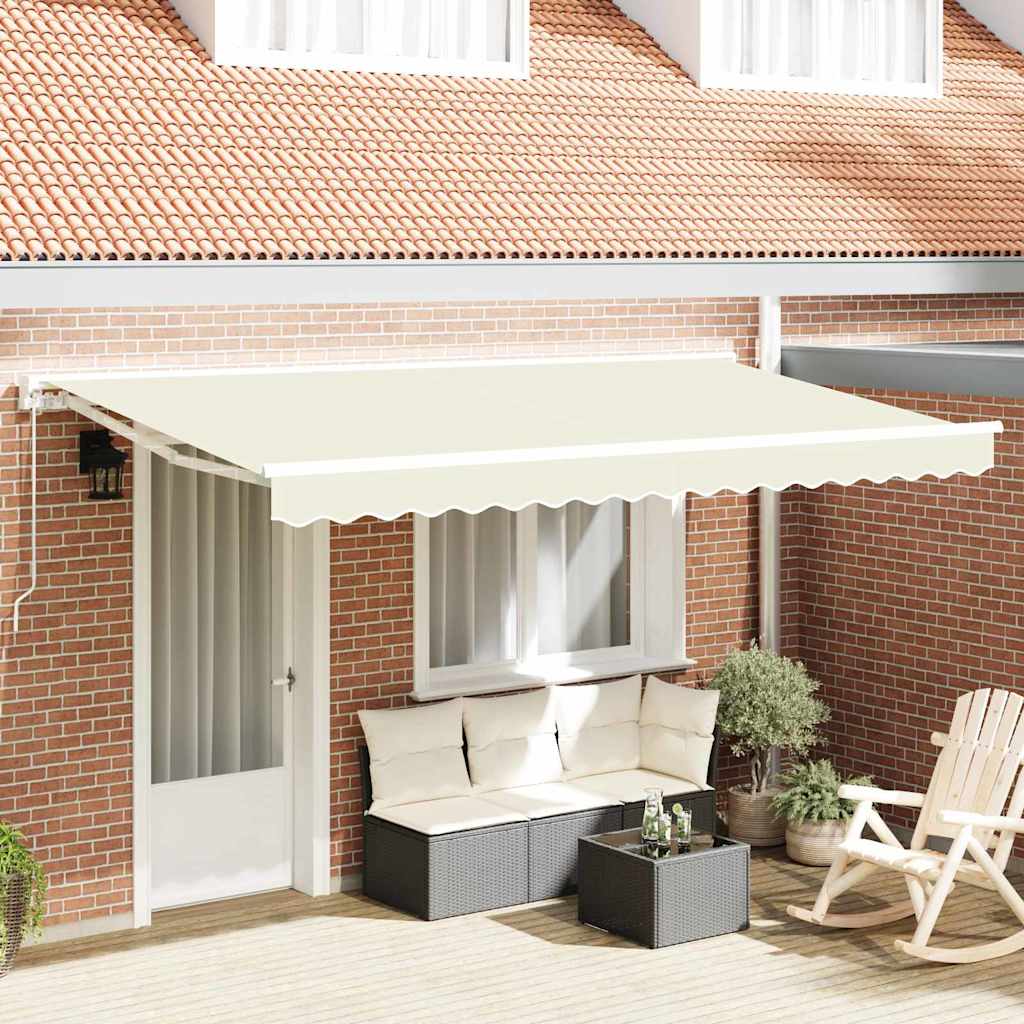Reserveduk til markise Krem 400 x 200 cm Lerret