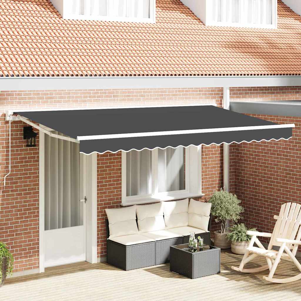 Reserveduk til markise Antrasitt 400 x 200 cm Lerret