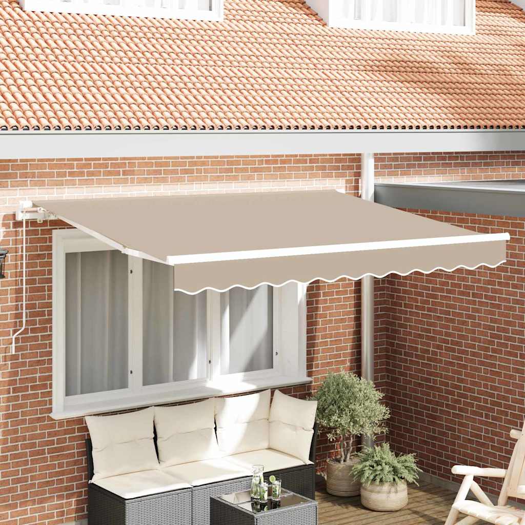 Reserveduk til markise Beige 300 x 250 cm Lerret