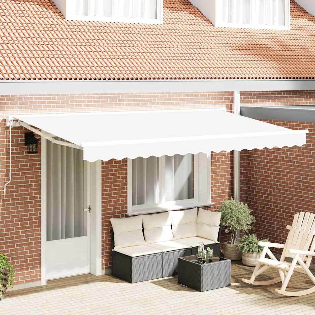 Reserveduk til markise Hvit 400 x 200 cm Lerret