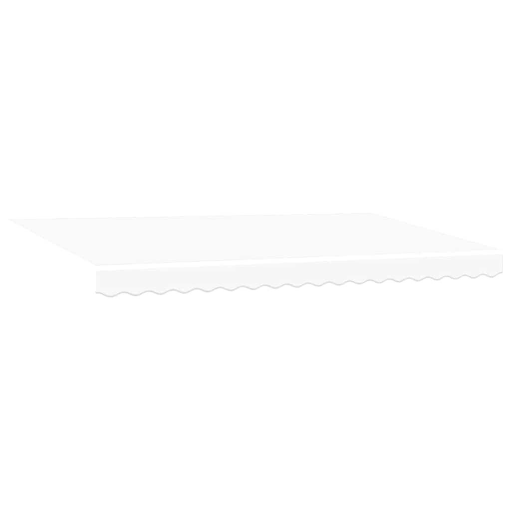 Reserveduk til markise Hvit 400 x 200 cm Lerret