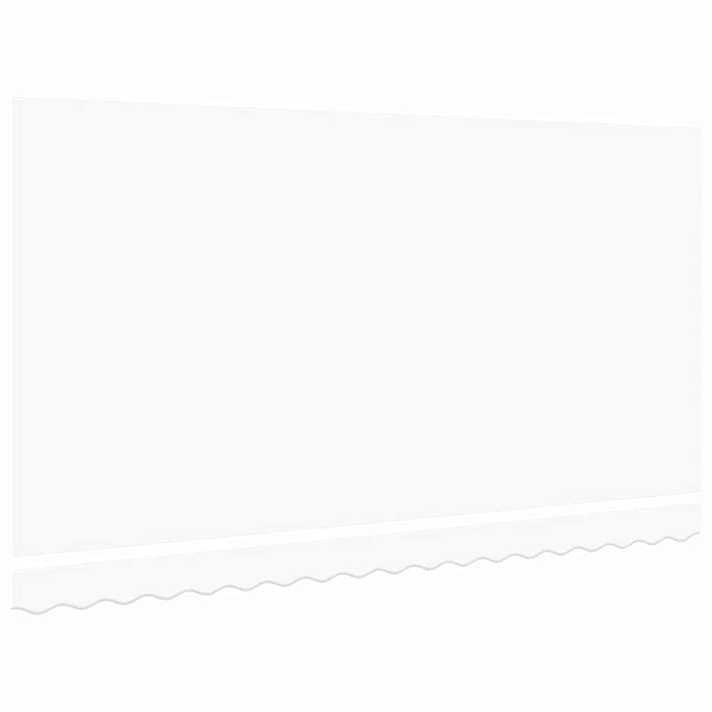 Reserveduk til markise Hvit 400 x 200 cm Lerret